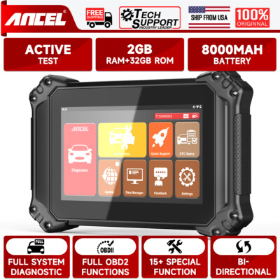 ANCEL V6 Bi-Directional All System Automotive OBD2 Scanner Car Diagnostic Tool