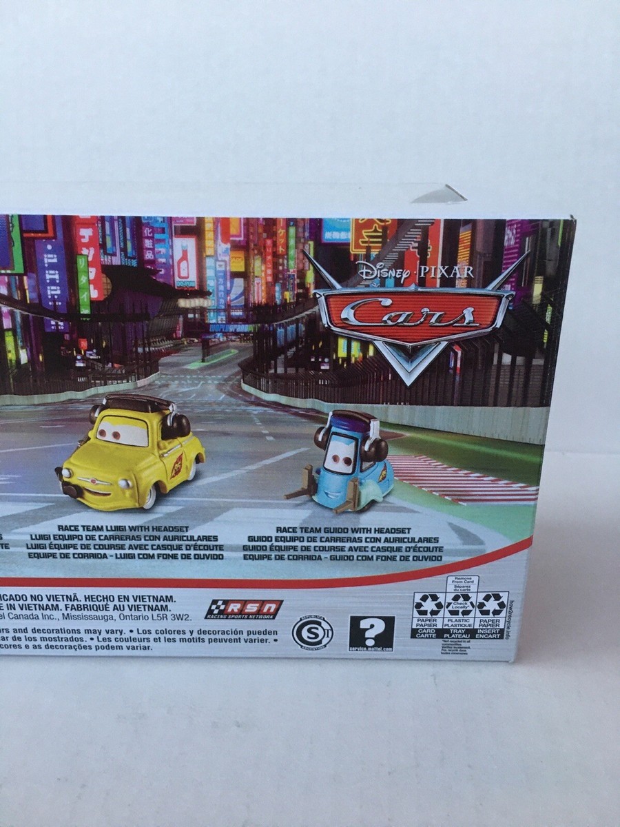 Disney Pixar Cars Tokyo Race Pit Crew 5 Pack Set New Metal Mattel