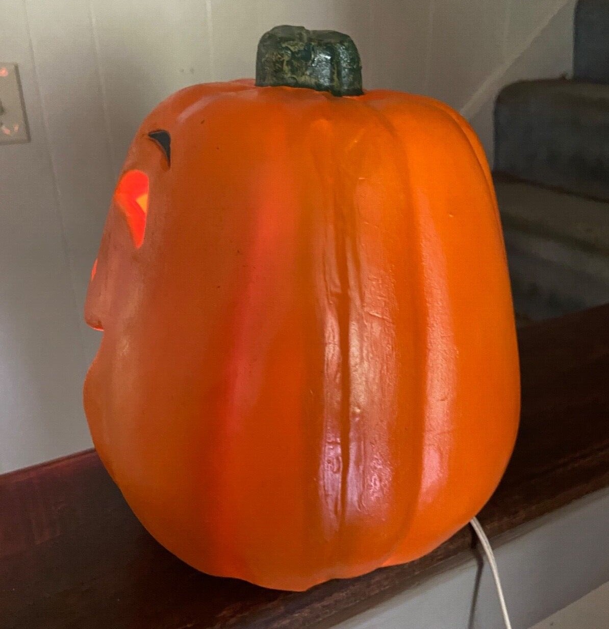 VTG 1998 The Paper Magic Group Lighted Halloween Jack-O-Lantern Pumpkin READ