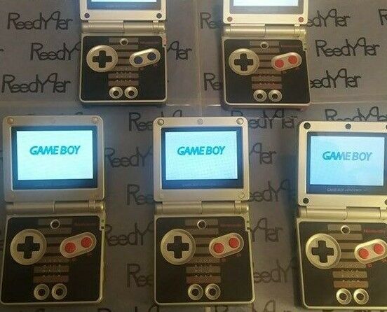 Nintendo Game Boy Advance GBA SP Red Famicom System AGS 101 Brighter Mint  New