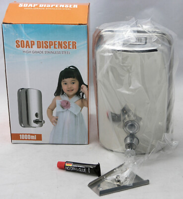 Stainless Steel Vertical Liquid Soap Dispenser 1000 ml