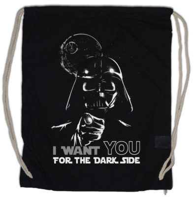 I WANT YOU FOR THE DARK SIDE Turnbeutel Vader Darth Might Skywalker Empire