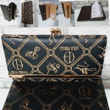 Giulia Pieralli Damen Portemonnaie Geldbörse Geschenk Packung schwarz braun DHL