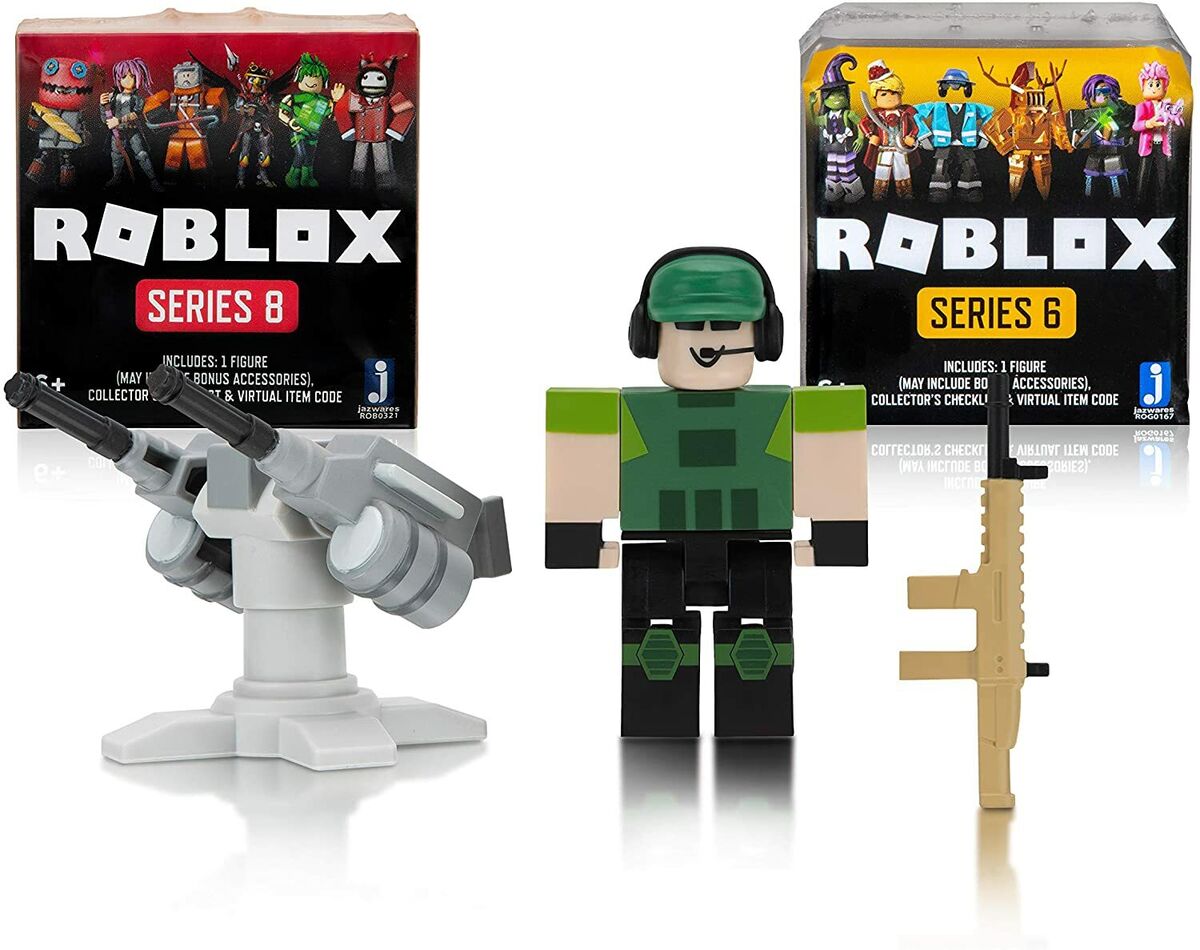  Roblox Action Collection - Series 11 Mystery Figure 6-Pack  [Includes 6 Exclusive Virtual Items] : Toys & Games