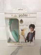 Harry Potter Wired Headphones White Green Hedwig Volume Limited Wizarding World