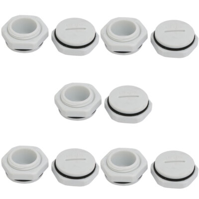 10x Kabelverschraubung Blindstopfen Würgenippel PG16 Stromkabel Nylon 27,5x15mm