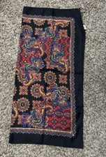 Vintage Made In Italy Very Elegant Scarf 100 Polyester