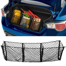 Pickup 3Pocket Trunk Heavy-Duty Storage Organizer Net For Subaru BRZ WRX Impreza