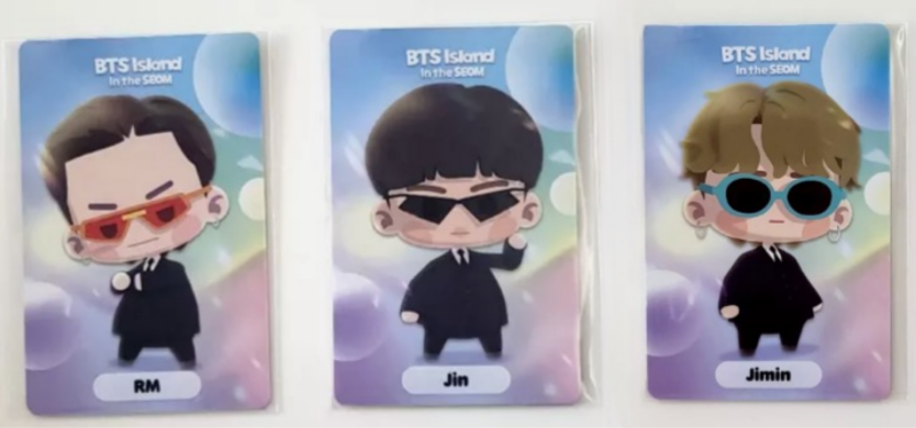 BTS Island in the SEOM Coupon Reward Card + Cookie Run Kingdom