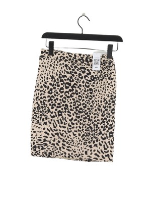 Loft Damen Minirock W 26 in Creme Baumwolle mit Polyester, Elasthan Mini