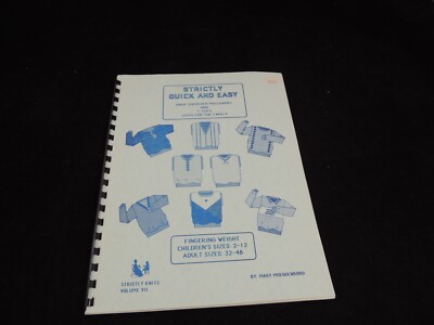 Strictly Quick nd Easy drop shoulders pullovers Moeggenborg  Strictly Knits