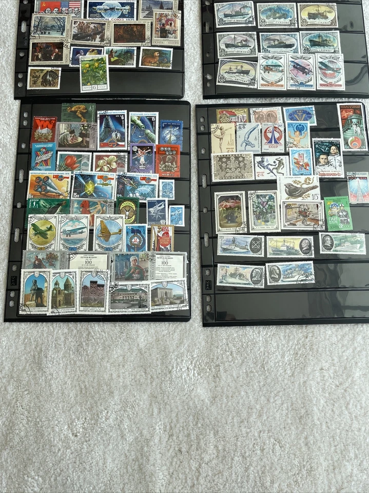 1970-1979 USSR(Soviet Union) 330 Used Stamps,CTO And Post. Cancelled, See Photos - Image 4 of 4