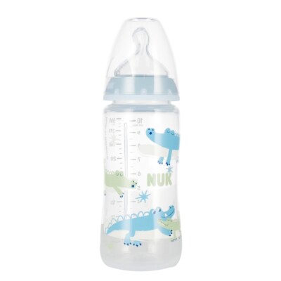 4008600441052 NUK Butelka z wskaźnikiem temp. 300 ml 6-18m First Choice  niebies