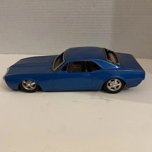Vintage 1960’s BANDAI Blue Friction Pontiac Firebird 1/18 Scale 10" Inch As Seen