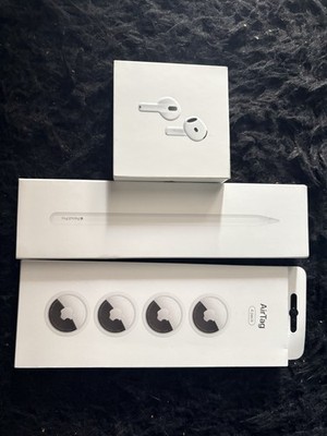 Apple Pencil Pro+Air pods 4+ Apple Air Tags 4pack
