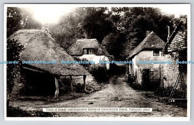 R818877 Torquay. Dies ist das erste Foto von Cockington Forge. F. E. Widla