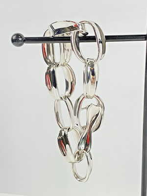 Saks Fifth Avenue Sterlingsilber 925 Armband Glieder mit Knebelverschluss 7,25''