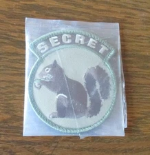 SECRET SQUIRREL MILSPEC MONKEY TACTICAL MILITARY  MORALE PATCH - New - Unopened