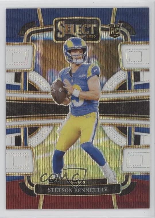 2023 Panini Select Concourse Tri-Color Prizm 145/259 Stetson Bennett IV #55 s3g