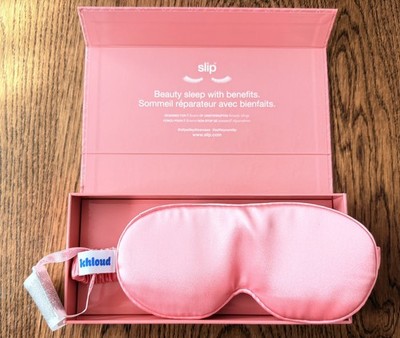 Khloud X Slip Silk Contour Sleep Mask  Lovely Lashes Rose  NEW, LIMITED EDITION 