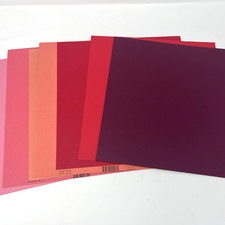 12x12 Scrapbook Paper Cardstock Solid Colors Everything in this Listing