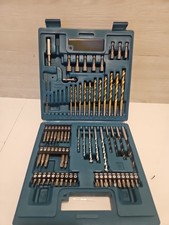 Makita Piece Screwdriver & Drill Bit Set - Masonry HSS Wood  (Missing Pieces)