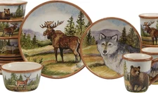 Certified International Mountain Summit 16-pc Earthenware Rustic Dinnerware Set