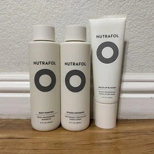Nutrafol Shampoo & Conditioner (8.1oz) + Scalp Mask (4oz) For Thinning Hair New