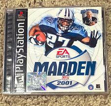 EA SPORTS Madden NFL 2001 PS1 E-Everyone NTSC-U/C Multiplayer Case Disc