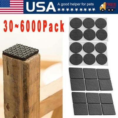 30~6000PCS Non Slip Furniture Pads Anti Skid Pad for Furniture Wear-resistant