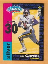 Cris Carter Minnesota Vikings 1995 Collector's Choice Crash The Game Ohio State
