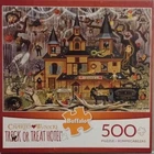Charles Wysocki - Trick Or Treat Hotel - 300 piece puzzle - COMPLETE