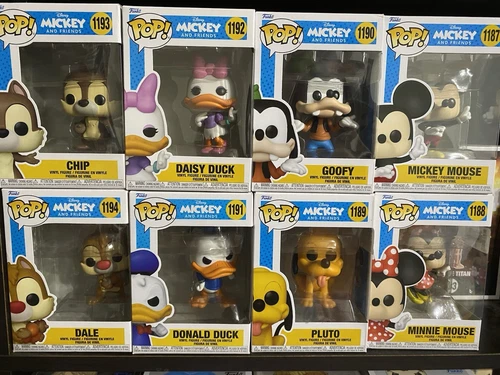 Funko Pop Disney Mickey & Friends Complete Set