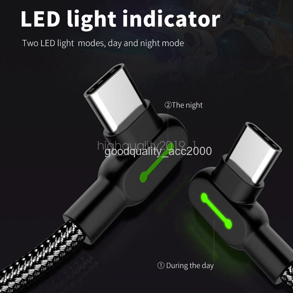 MCDODO 90 Degree Right Angle for iPhone Type C Micro Cable Fast Charge 0.5m - 3m - Image 4 of 4
