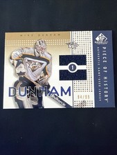 2003 UD PIECE OF HISTORY MIKE DUNHAM DUAL RELIC JERSEY CARD /99 #PH-DU