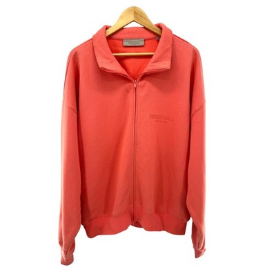 Fear of God Essentials Coral Zip Mock Neck Sweatshirt XL Streetwear Unisex