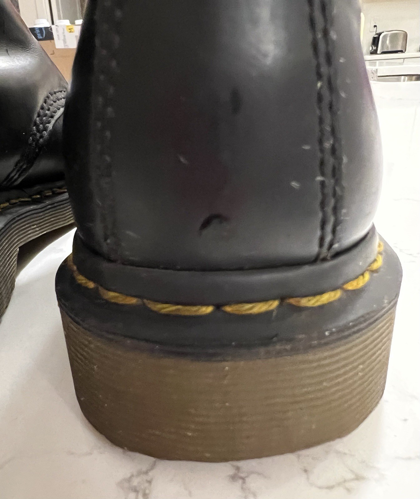 Dr Doc Martens 1460 AW004 Black Leather Smooth Combat Boots W 8.5-9 Air Wair thumbnail 5