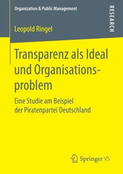 Transparenz Als Ideal Und Organisationsproblem Leopold Ringel-image