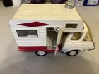 Tonka Vintage Pressed Steel Motorhome/Camper Toy White/Red Collectible Vehicle