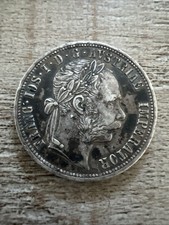 1879 Austria 1 Florin Silver Coin