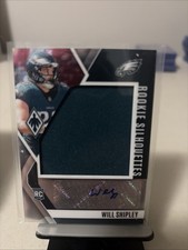 2024 Panini Phoenix - Rookie Sihouettes Will Shipley #RS-WSY /299 (AU, MEM, RC)