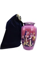 Lovely Dual Birds Cremation Urn for Human Ashes - 200 LBS Capacity