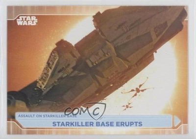 2021 Topps Star Wars Battle Plans Starkiller Base Erupts #100 w7v