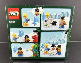 LEGO 40263 Christmas Town Square Complete w/ Box 179pcs Retired