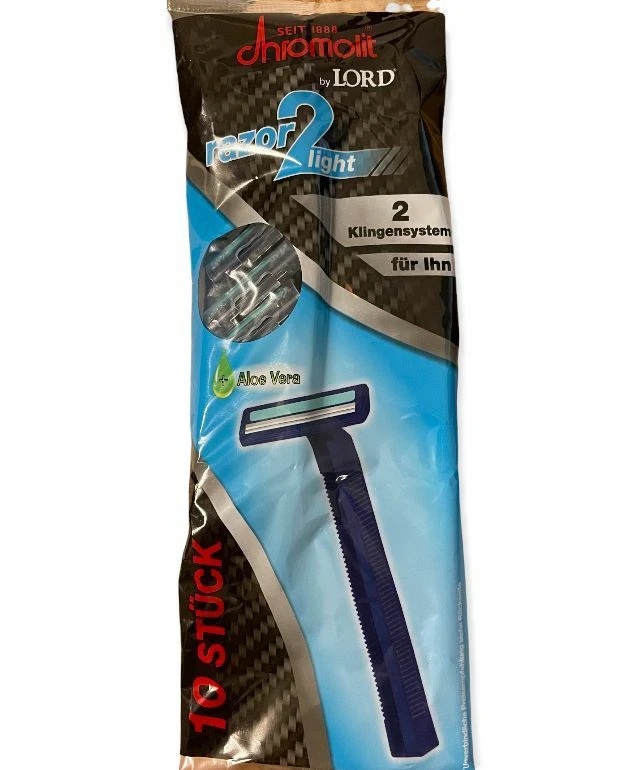 Einwegrasierer Chromolit by Lord Razor 2 Light 10 Rasierer | eBay