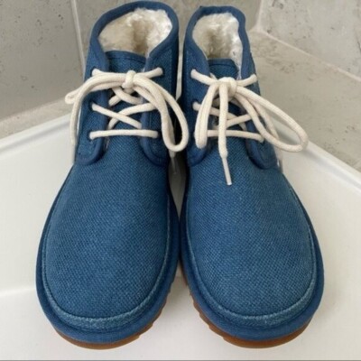 UGG Neumel Natural Boot in Blue Denim UGG Neumel Natural Chukka Boots Blue - Men main image 3