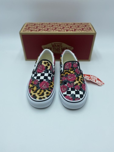 Vans Rosa/animal a cuadros Slip On Talla 7 mujeres | eBay