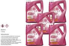 5x MANNOL 5 Liter AF13++ Antifreeze (High-performance) Kühlerfrostschutz 5x MANNOL 5 Liter AF13++ Antifreeze (High-performance) Kühlerfrostschutz