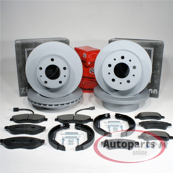 Zimmermann Bremsen Ø 280 Mm Vorne Hinten FüR Fiat Ducato Peugeot Boxer Citroen-image