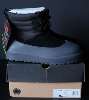 UGG australia / Classic Mini Weather Boots/ブーツ/26cm/KHK/1120849 UGG Classic Mini Lace-Up Weather Black 1120849 Winter Boots with